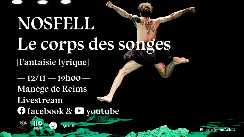 Nosfell en direct depuis le Manège de Reims © Manu Wino