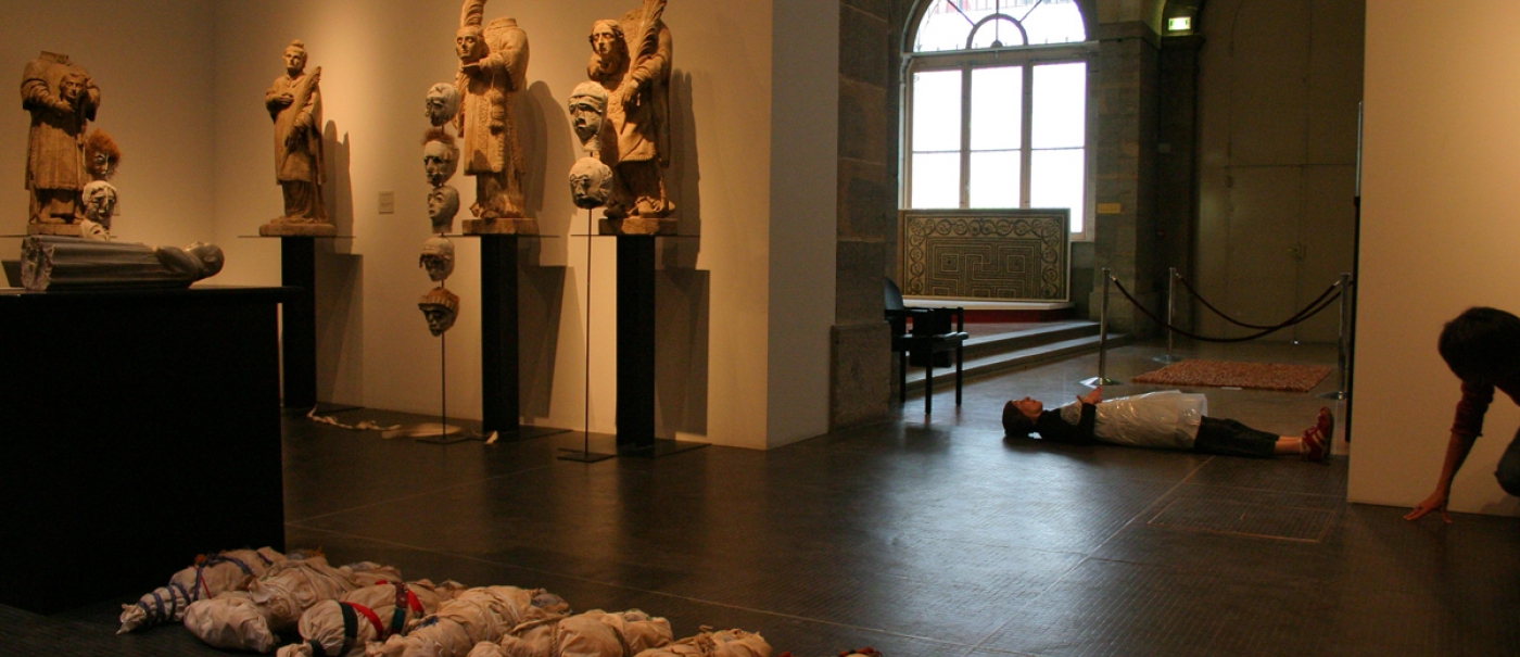 "La FIgure du gisant" de Nathalie Pernette @ Claude Journu