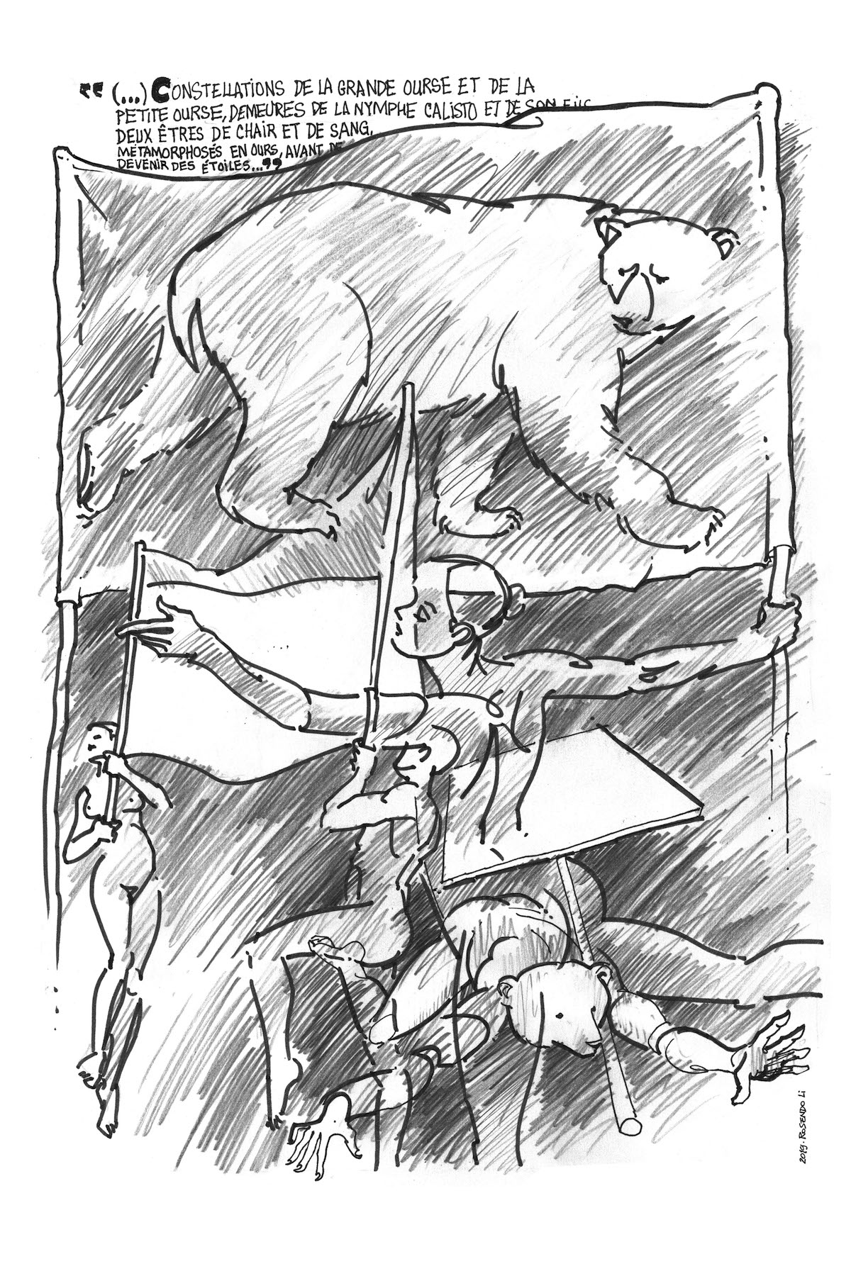 "Sang des étoiles" - Thierry Malandain- Dessin de Rosendo Li