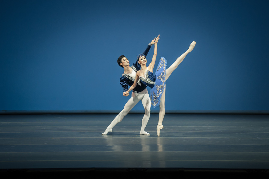Ao Dingwen et Zhanfeng Wang dans le "Grand Pas Classique" © Alexei Pankov