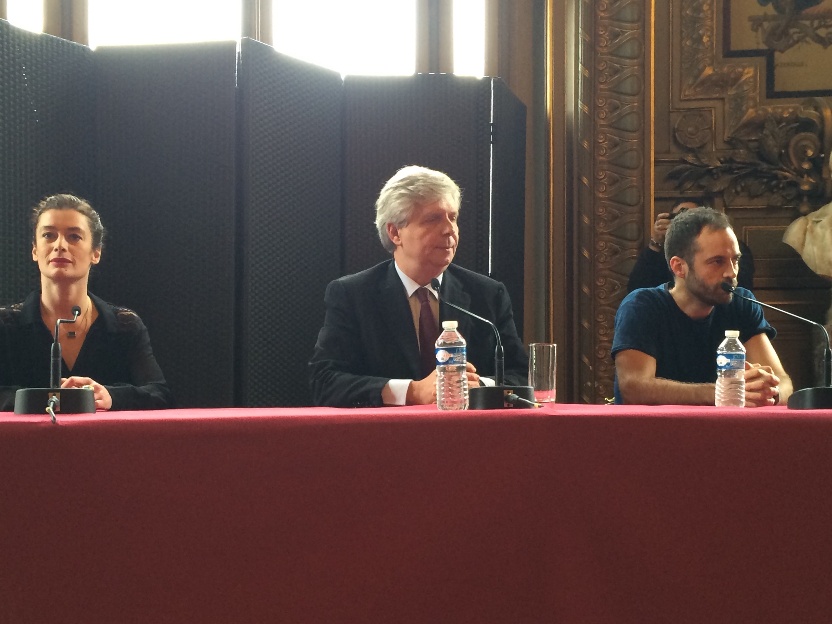 Aurélie Dupont, Stéphane Lissner, Benjamin Millepied © Jean Couturier
