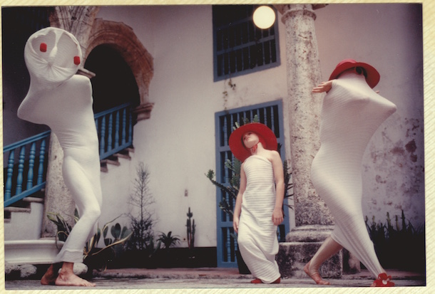 Greta avait été créé en 1986 (ici dans une reprise dix ans plus tard) avec des costumes inventés par la chorégraphe elle-même, Lorna Burdsall © D.R