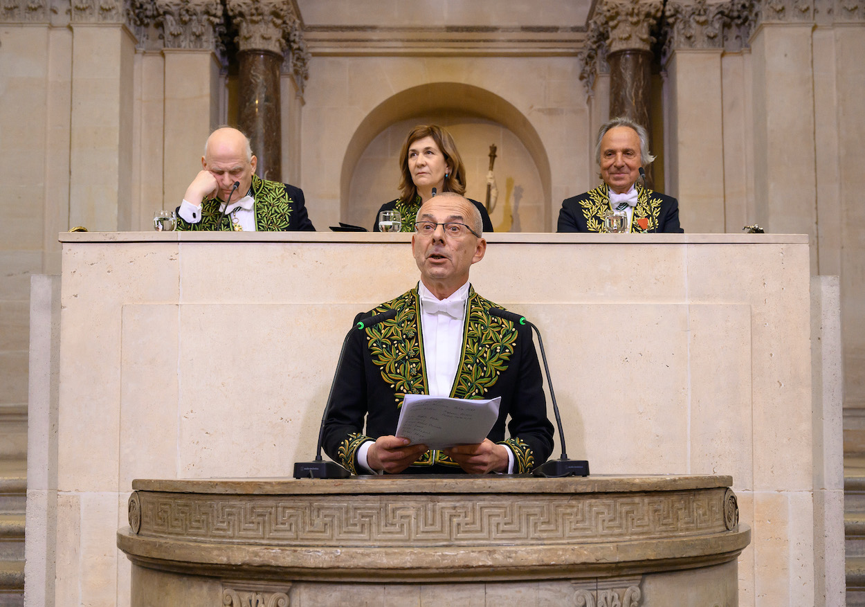 Installation de Thierry Malandain à l'Académie des Beaux-Arts © Academie des Beaux-Arts -P Rimond