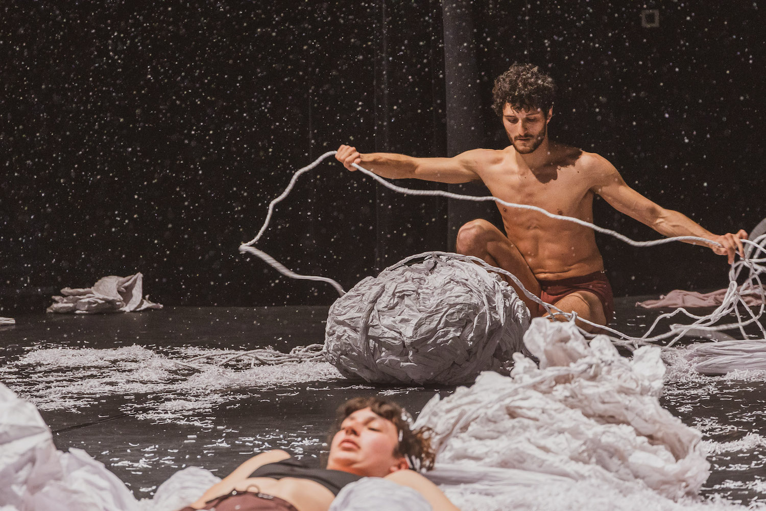 "Cent mille façons de parler" - Omar Radjah / Mia Habis © Wilfrid Haberey